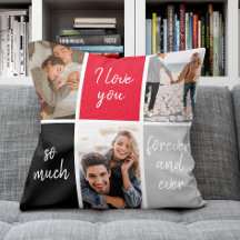 Modern I Love You Photo Collage Valentine's Day