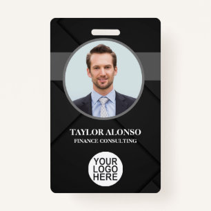 Modern ID Card Business Employee Badge ID Badge