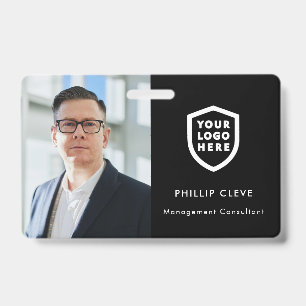 Modern ID Card   Logo Photo Business Employee Badg Badge