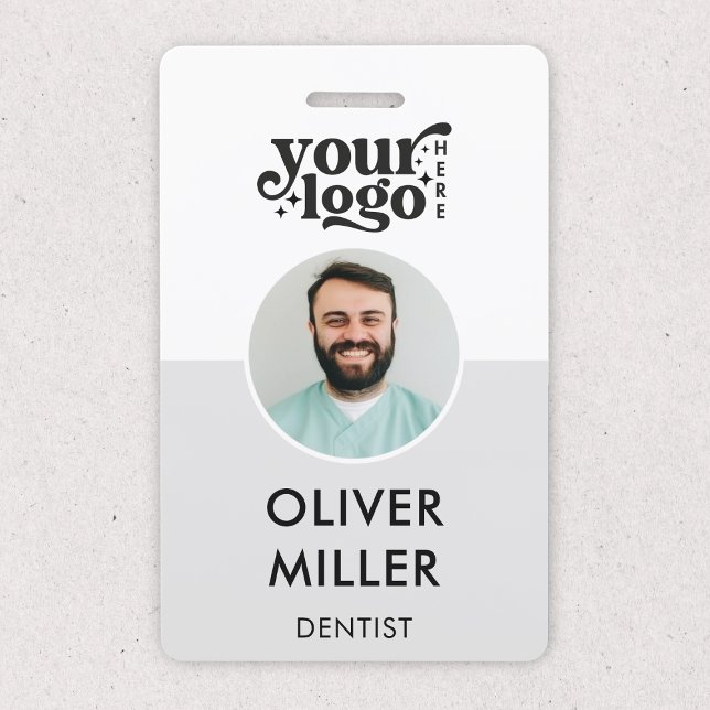 Modern ID Card Minimalist Company Employee Badge (Creator Uploaded)