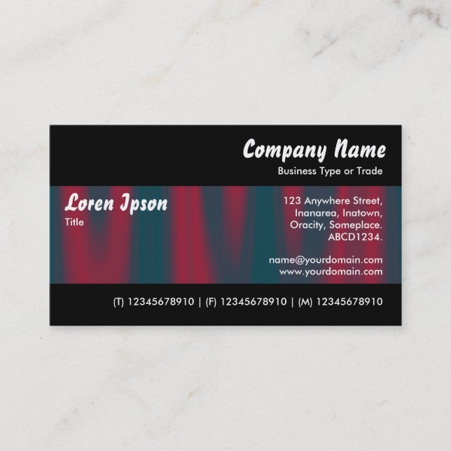 Modern II - Drapery 02 Business Card (Front)