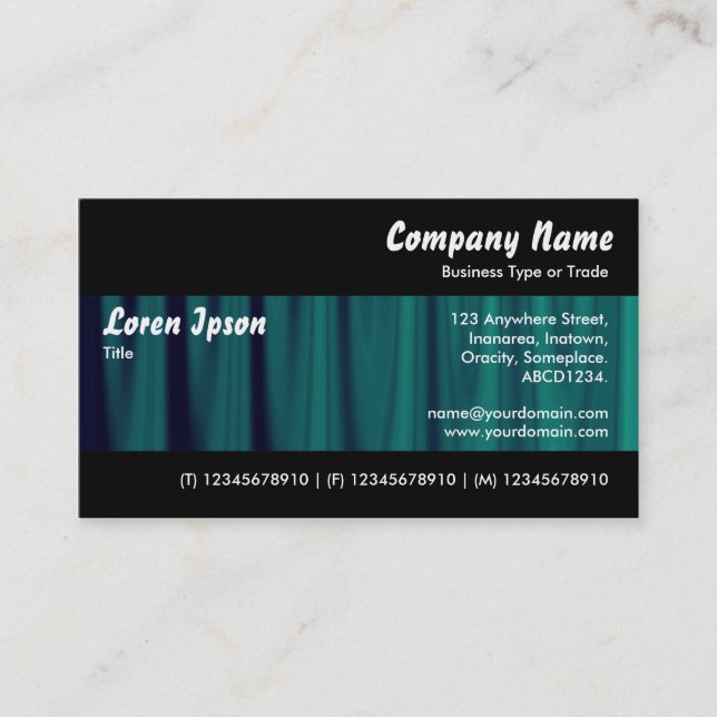 Modern II - Drapery 03 Business Card (Front)