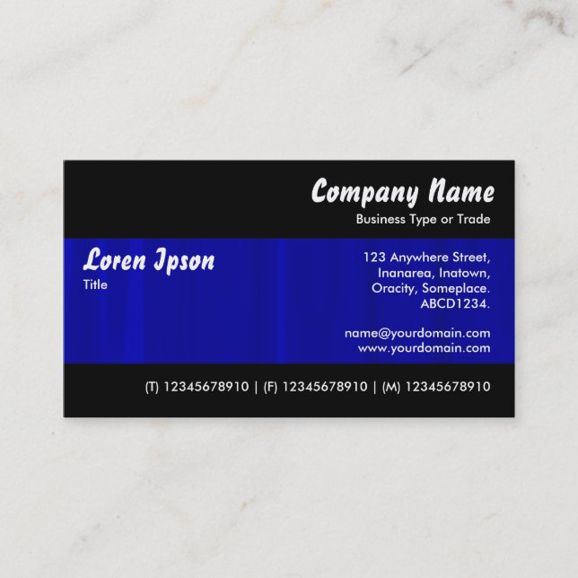 Modern II - Drapery 04 Business Card (Front)