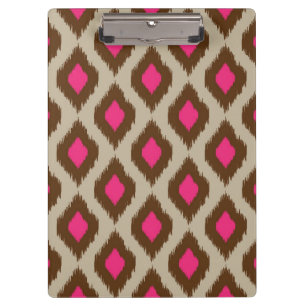 Modern ikat pattern clipboard