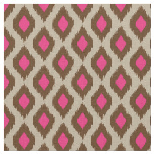 Modern ikat pattern fabric