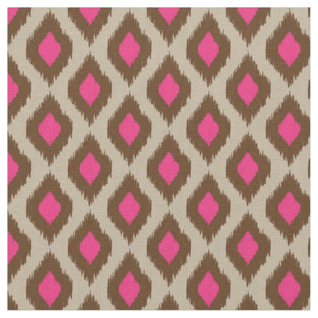 Modern ikat pattern fabric (Close Up)