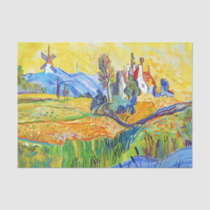Modern Impressionist Art Summer Provence Scenery Tissue Paper