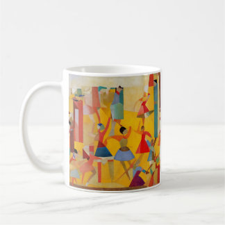 Modern Impressionist Children Dancing 2 Coffee Mug