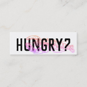 Modern Impressive Seafood delivery Mini Business Card