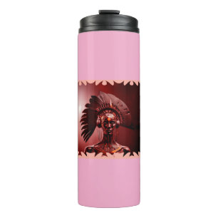 Modern Indian Princess Thermal Tumbler