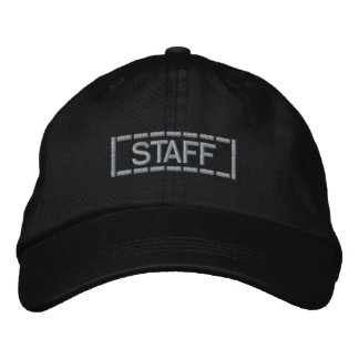 Modern Industrial Dashed Box Logo Custom Text Embroidered Hat