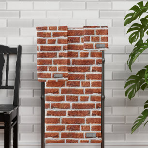 Modern Industrial Red House Brick Towel Set