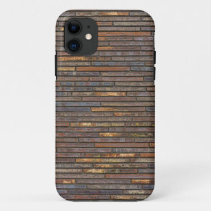 Modern Industrial Thin Brick Wall Pattern Case-Mate iPhone Case