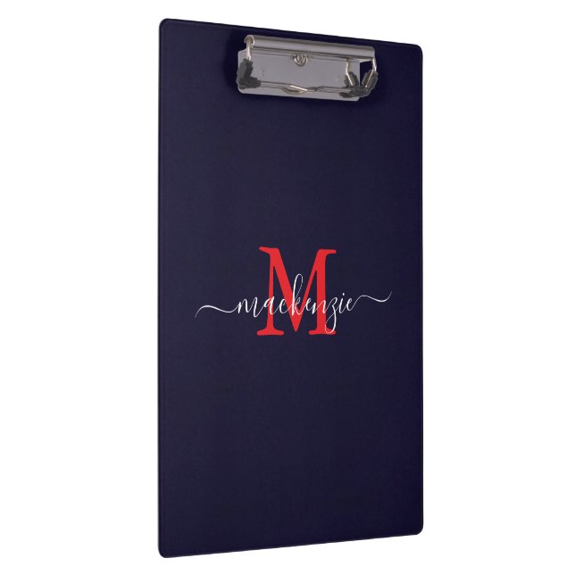 Modern Initial and Name Personalised Clipboard (Right)