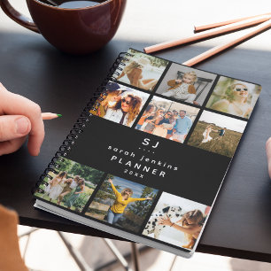 Modern Initial/Name Photo Collage 2025 Yearly Planner