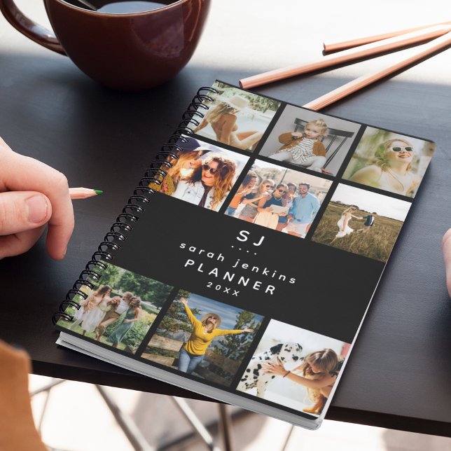 Modern Initial/Name Photo Collage 2025 Yearly Planner (Creator Uploaded)