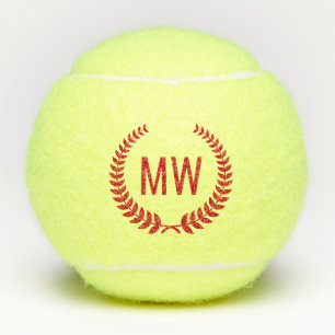 Modern Initials Tennis Balls