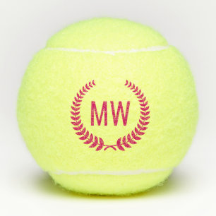 Modern Initials Tennis Balls