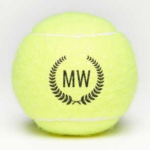 Modern Initials Tennis Balls