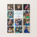 Modern Instagram Square Photo Collage | 11 Photos Jigsaw Puzzle<br><div class="desc">The perfect gift for any dad (can be customised for any daddy moniker - papa, grandad, grandpapa, etc). 11 photo collage in square format. Easily upload your Instagram pictures to fit. Give him a gift you know he will love. Add your custom wording to this design by using the "Edit...</div>