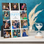 Modern Instagram Square Photo Collage | 11 Photos Plaque<br><div class="desc">The perfect gift for any dad (can be customised for any daddy moniker - papa, grandad, grandpapa, etc). 11 photo collage in square format. Easily upload your Instagram pictures to fit. Give him a gift you know he will love. Add your custom wording to this design by using the "Edit...</div>