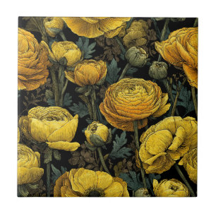 Modern Interior Design Ranunculus Tiles For Home