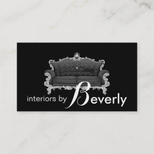 Modern Interior Designer Business Card