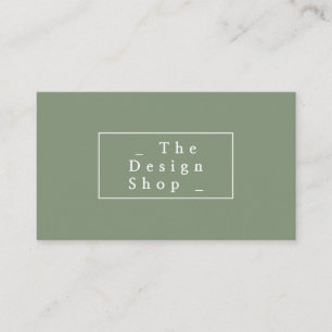 Modern Interior Designer Business Card