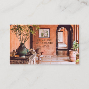 Modern Interior Realtor Real Estate Business Card