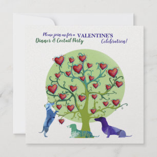 Modern  Invitation Valentine Party Celebration