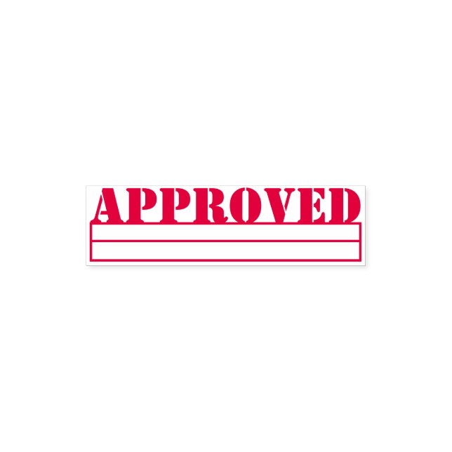 Modern Invoice Office Approved Self-inking Stamp (Design)