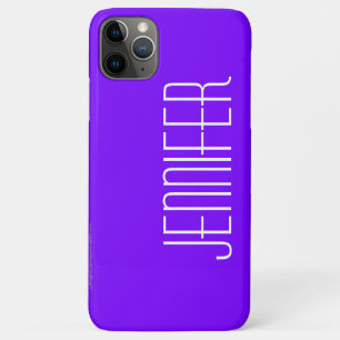 Modern iPhone 6 Case, Purple & White, Personalised Case-Mate iPhone Case