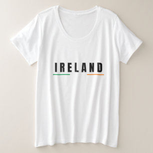Modern ireland irish nation Birthday Souvenir  Plus Size T-Shirt