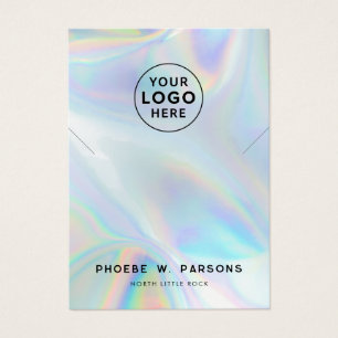 Modern Iridescent Necklace Jewellery Display Card
