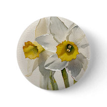 Modern Iris Watercolor Flowers