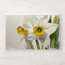 Modern Iris Watercolor Flowers