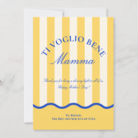 Modern Italian Mother In law Mother’s Day Card