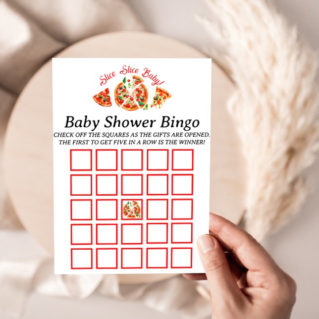 Modern Italian Pizza Party Slice Slice Baby Shower (Creator Uploaded)