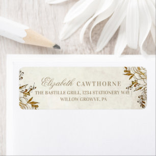 Modern Ivory & Gold ⎮Rose Elegant Wedding