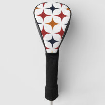Modern Ivy League Starburst Pattern Burgundy Wine