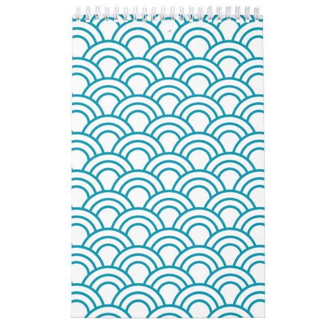 Modern Japanese Geometric Pattern  Calendar (Cover)