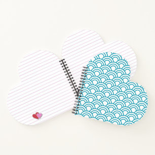 Modern Japanese Geometric Pattern Notebook