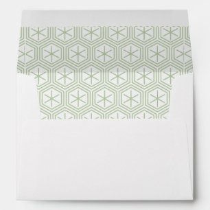 Modern Japanese Paper Pattern Envelope