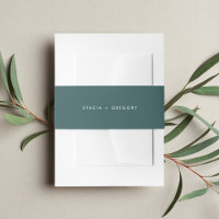 Modern Jasper Green Wedding