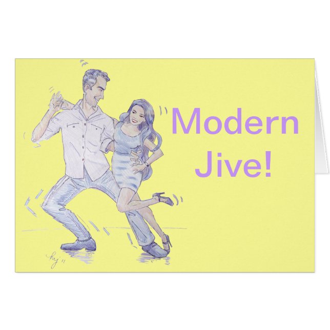 Modern Jive Ceroc Dancers (Front Horizontal)