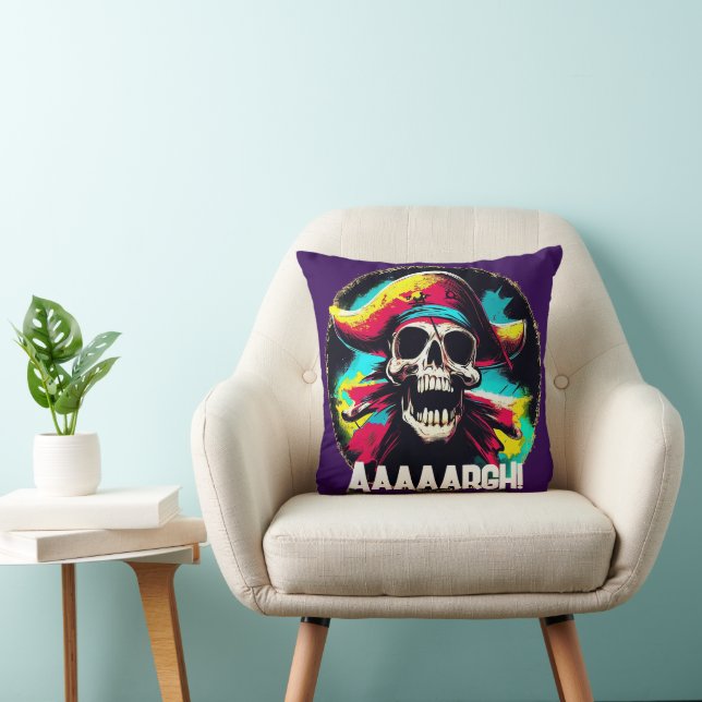 Modern Jolly Roger Cushion (Chair)
