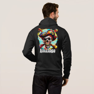 Modern Jolly Roger T-Shirt Hoodie