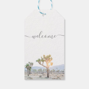 Modern Joshua Tree Welcome Boho Wedding Gift Tags