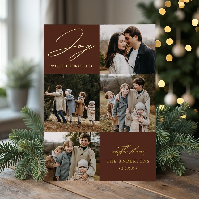 Modern Joy to the World Brown 5 Photo (Creator Uploaded)