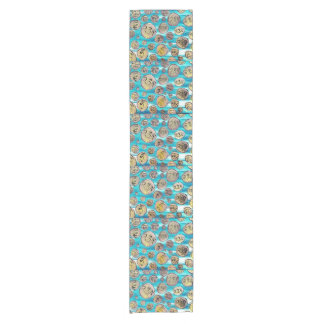 Modern Joyful Matzah Short Table Runner